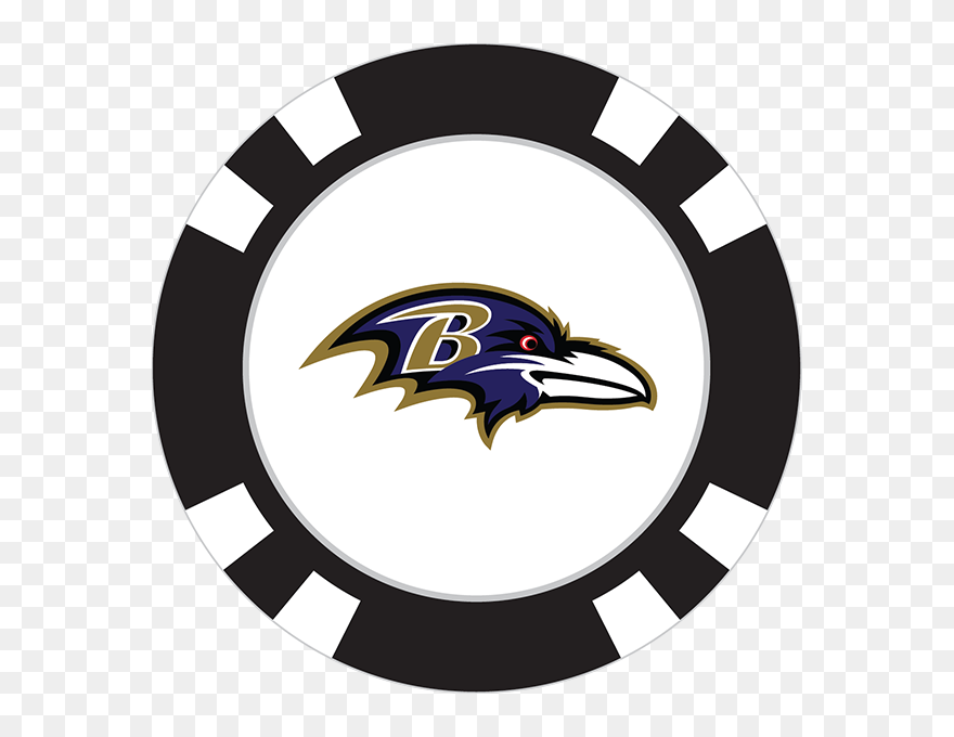 Ravens Football Clipart Image Library Download Poker - Bruins Poker Chip - Png Download