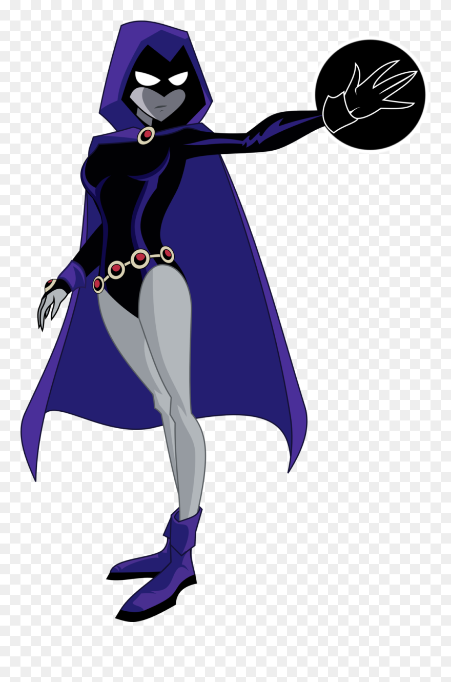 Raven Starfire Robin Beast Boy Nightwing - Original Raven Teen Titans Clipart