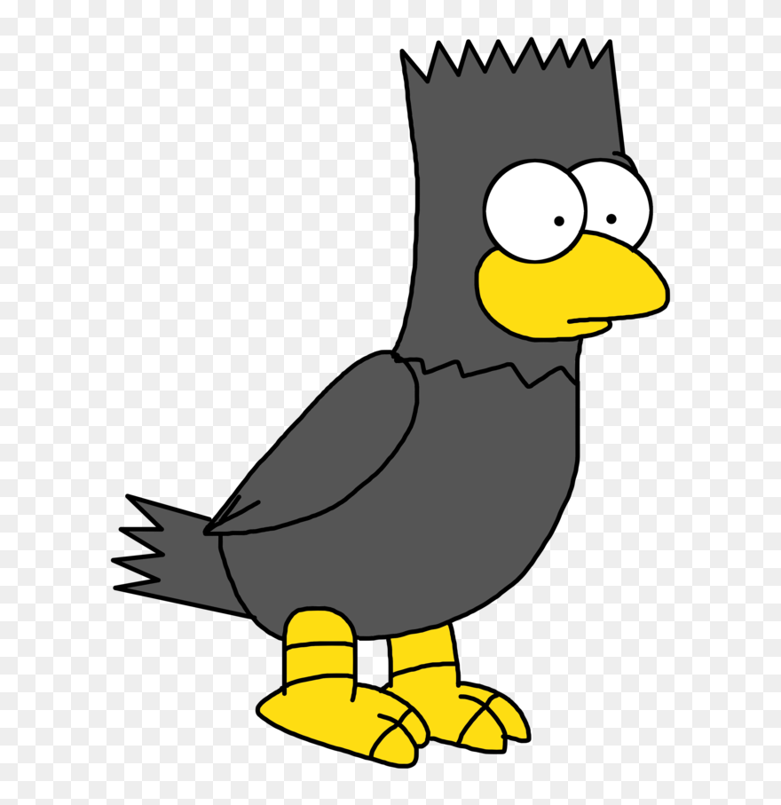 Bart As The Raven By Marcospower1996 - Bart Treehouse Of Horror Clipart