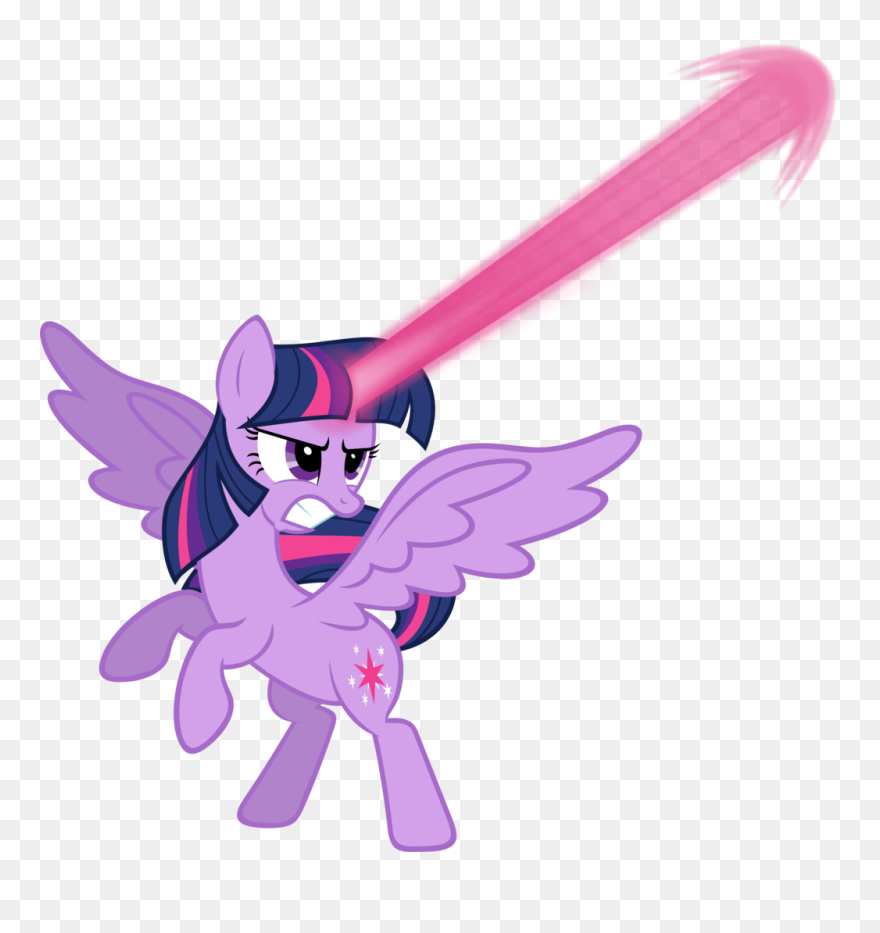 Purple Clipart Light Saber - Twilight Sparkle Magic Blast - Png Download