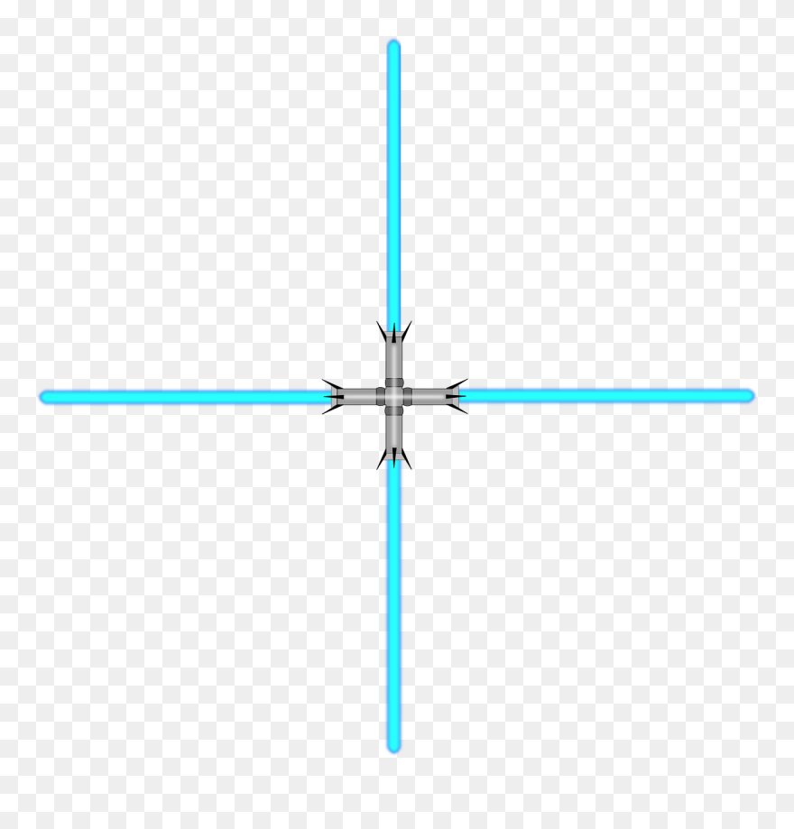 Quad Light Saber Clipart