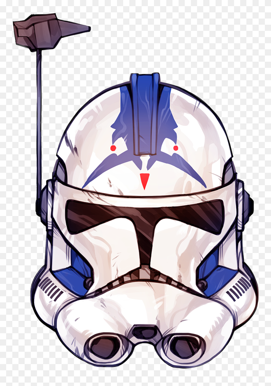Star Wars Fives Helmet Clipart