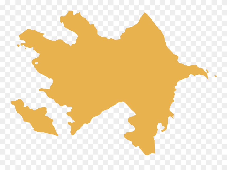 Azerbaijan Map - Baku Azerbaijan Map Png Clipart