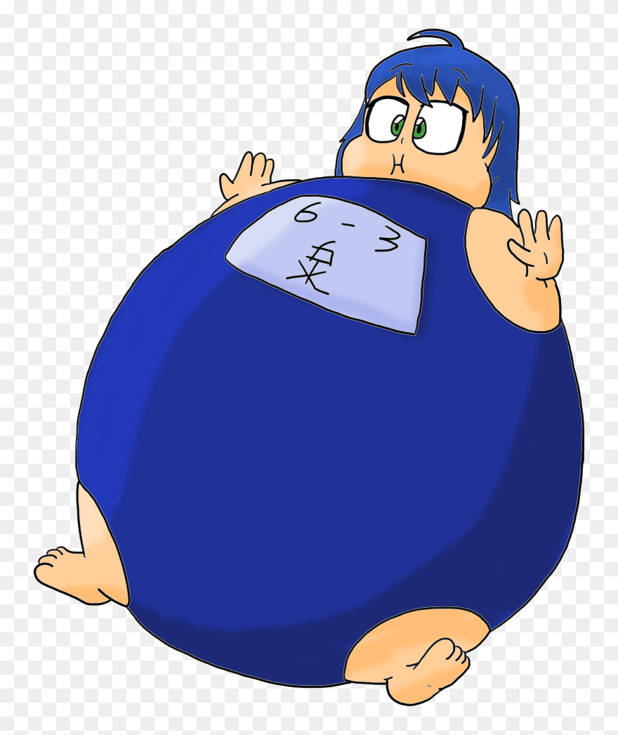 Konata Izumi Inflated By Juacoproductionsarts - Inflation Juacoproductionsarts Clipart