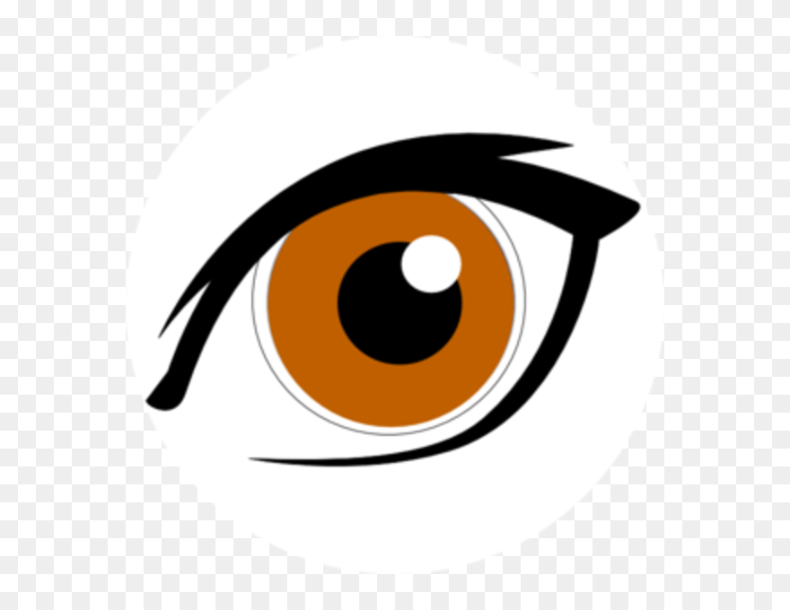 Googly Eyes Brown Clip Art - Brown Eye Clipart - Png Download