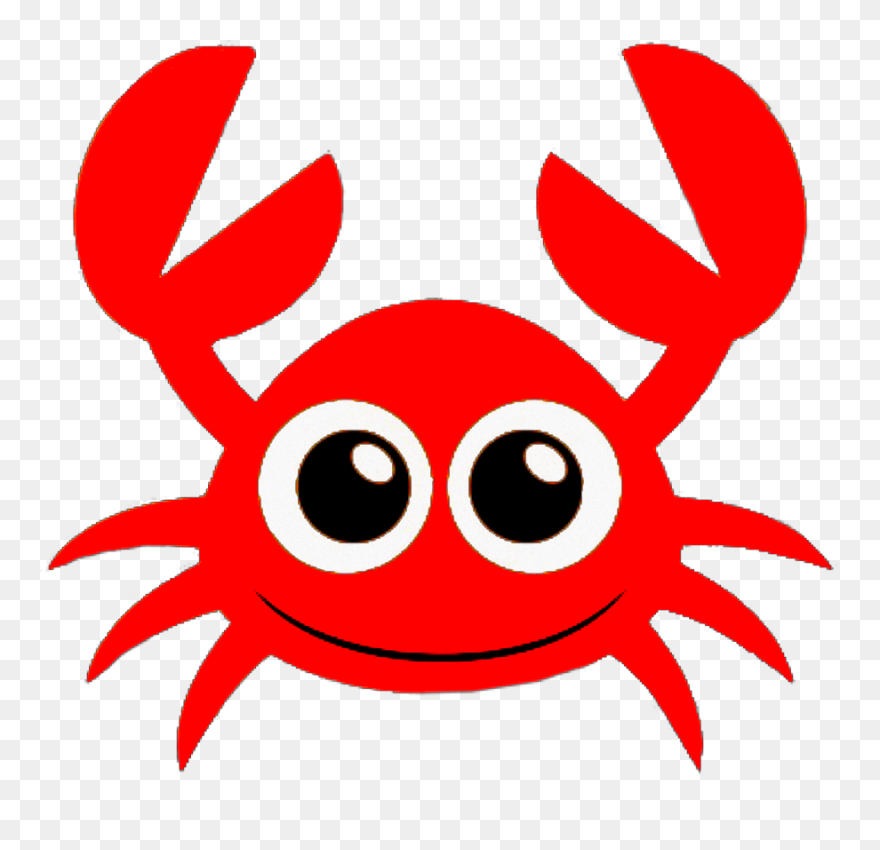 #googly Eyes #freetoedit - Cute Cartoon Crab Png Clipart