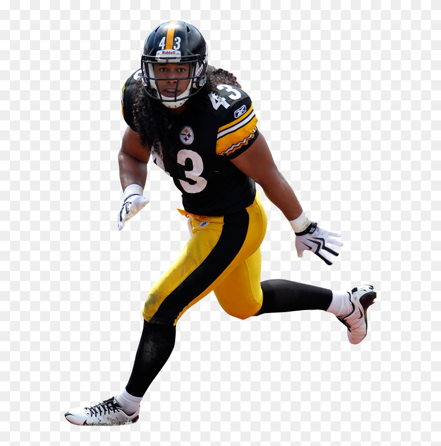 Nfl Pittsburgh Football Bowl American Xlv Sport Clipart - Defensive Football Player Png Transparent Png