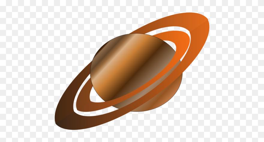 Orange,caramel Color,hat - Transparent Png Saturn Clipart Png