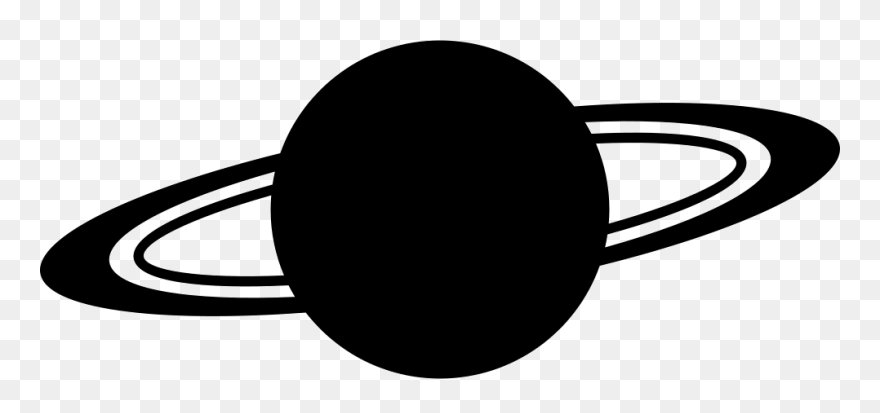 Saturn - Saturn Silhouette Clipart