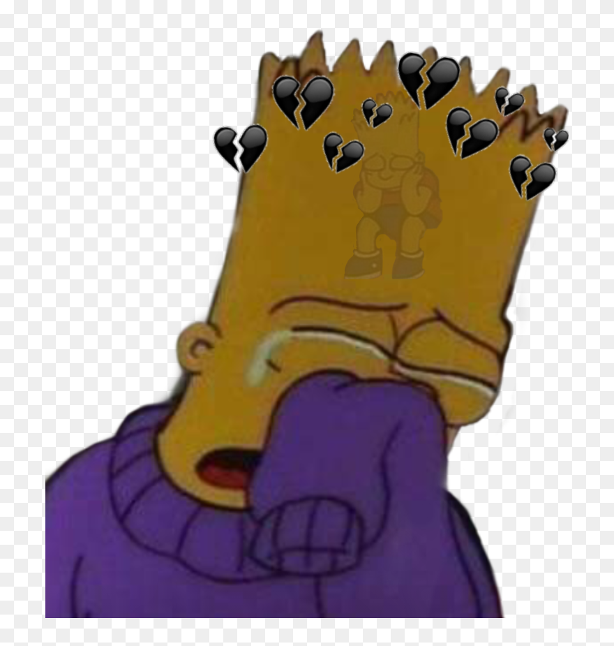 Bart Sad Clipart