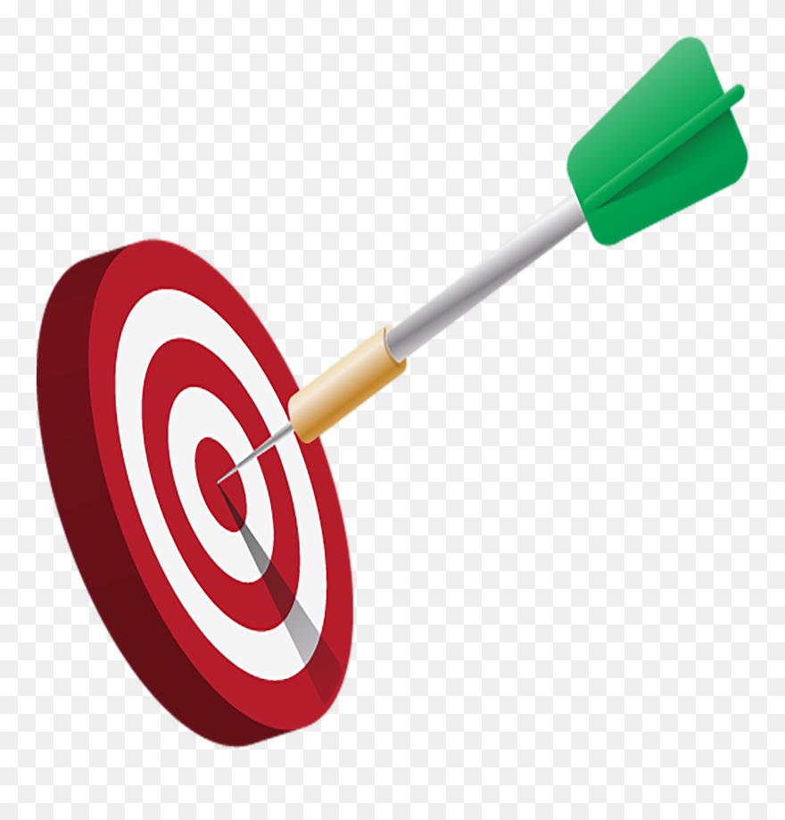 Darts Clipart Absolutely - Transparent Background Goals Png