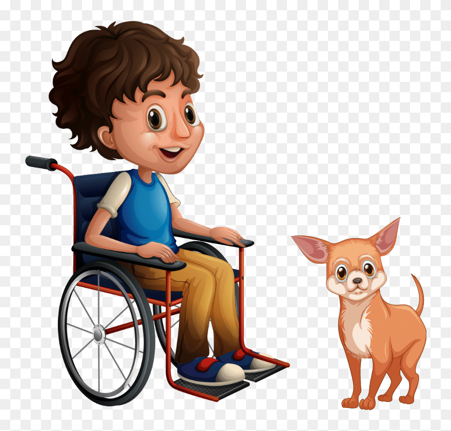 Mobility-assisting Chihuahua - Dog Clipart