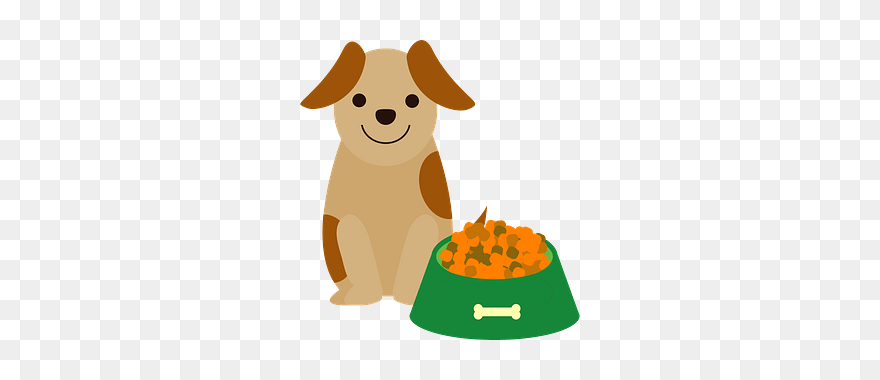 犬 餌 やり イラスト Clipart