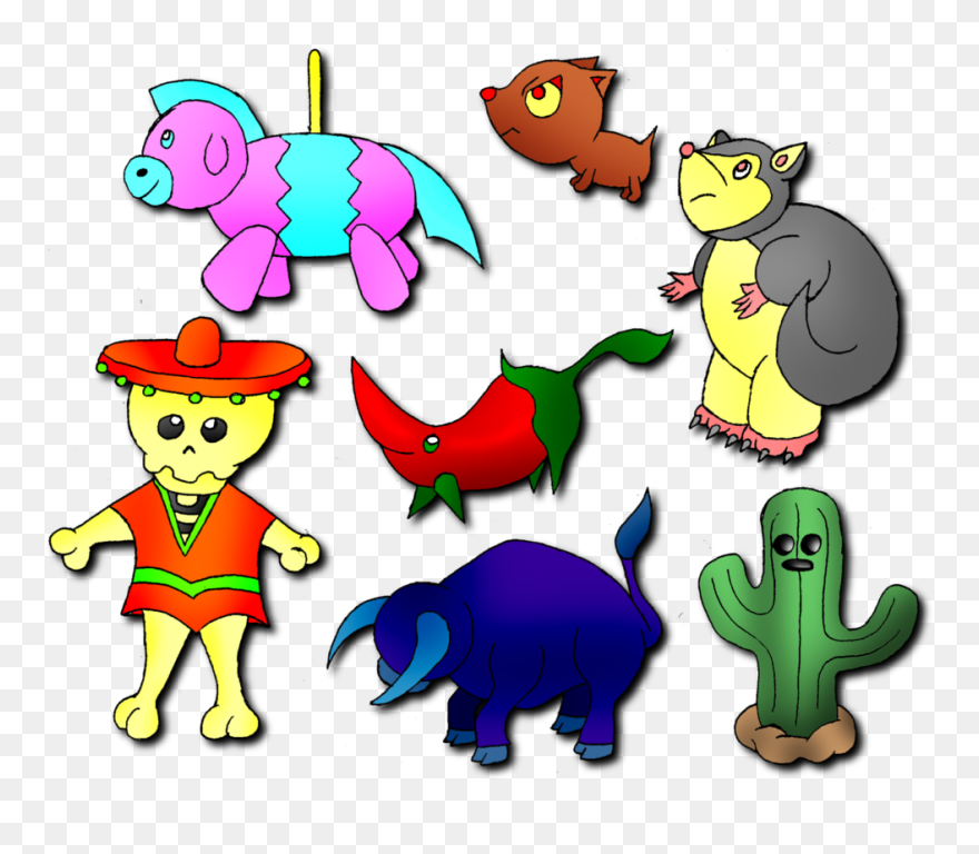 Pinata Clipart Chihuahua Mexican - Fakemon Mexico - Png Download