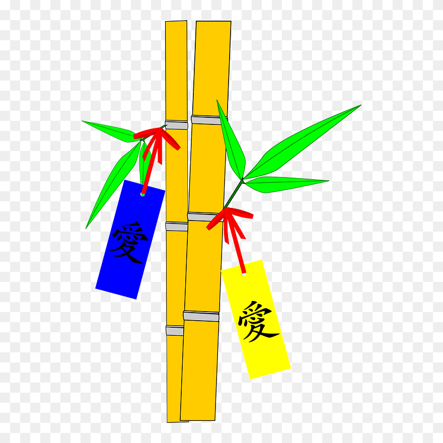 Tantaba Wishes Clipart - Tanabata Clip Art - Png Download