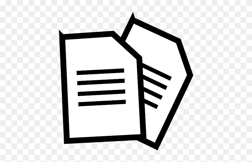 Simple Letter Icon Vector Image - Document Clipart - Png Download