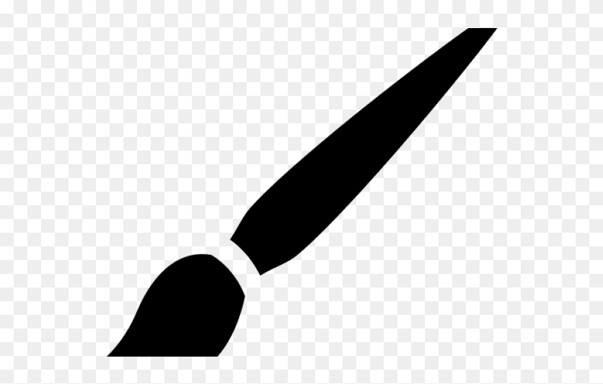 Wet Clipart Toothbrush - Transparent Background Paintbrush Icon - Png Download
