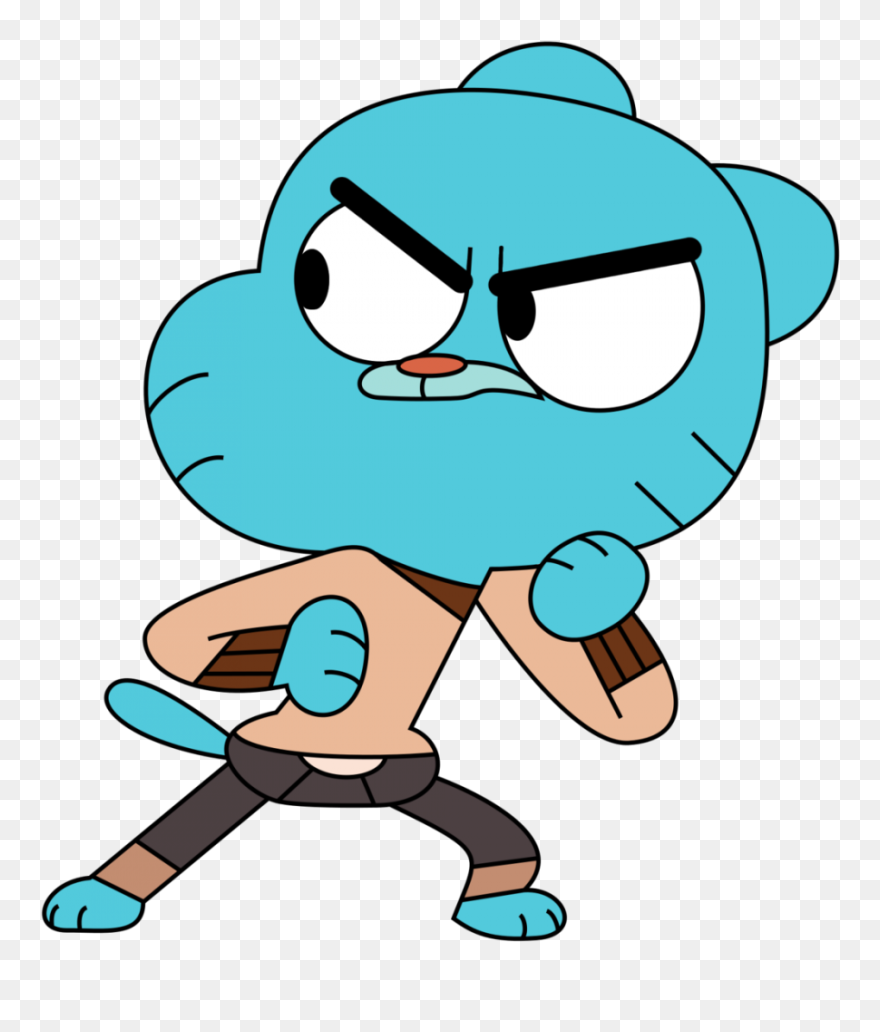 Gumball Watterson Fight Clipart