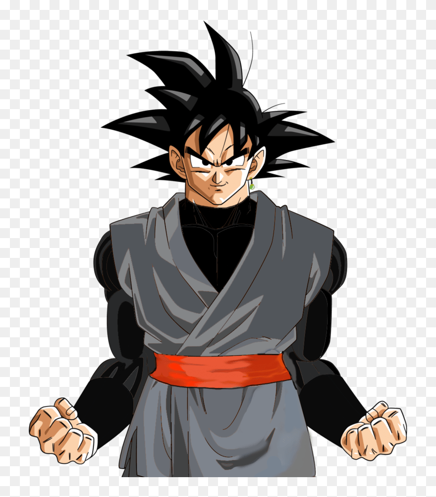 Black Goku Ready To Fight Clip Arts - Stickers Dragon Ball Goku Black - Png Download