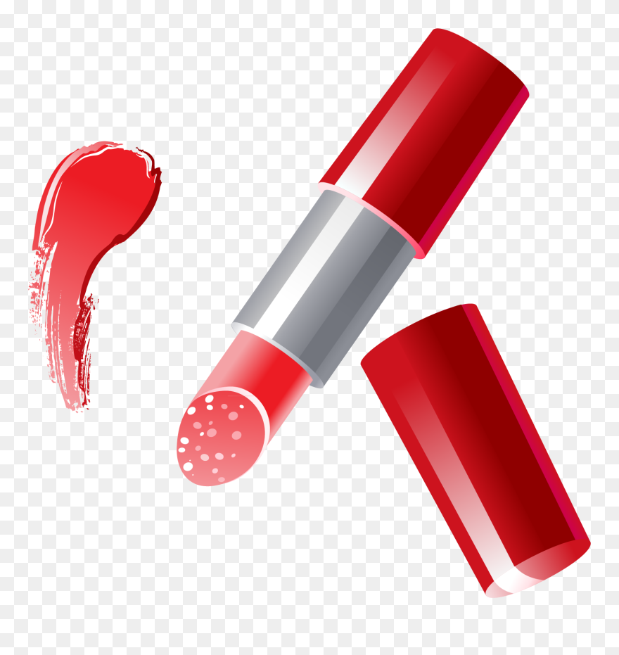 Lipstick Clipart Girly - Labial Png Sin Fondo Transparent Png