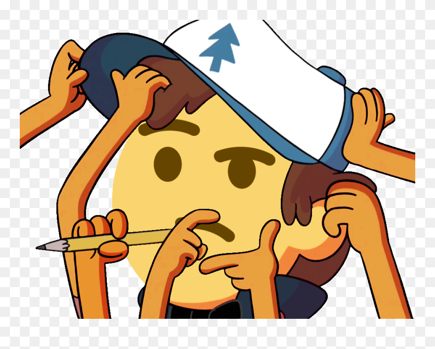 Cartoon Vertebrate Clip Art Human Behavior Hand Male - Gravity Falls Emoji Png Transparent Png