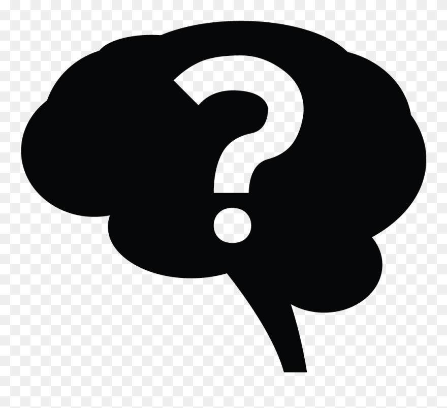 Clipart Calendar Behavior - Brain With A Question Mark Png Transparent Png