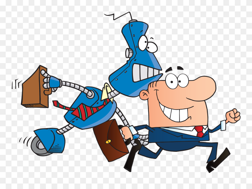 Transparent Hard Work Clipart - Oficinistas Caricatura - Png Download