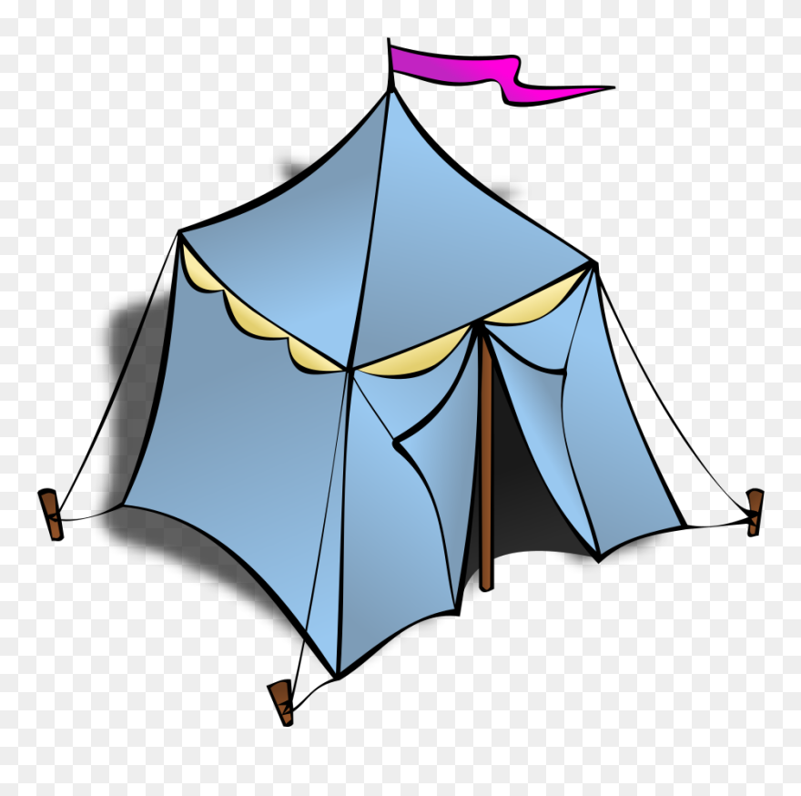 Sleeping In A Tent Svg Clip Arts - Tent Clip Art - Png Download