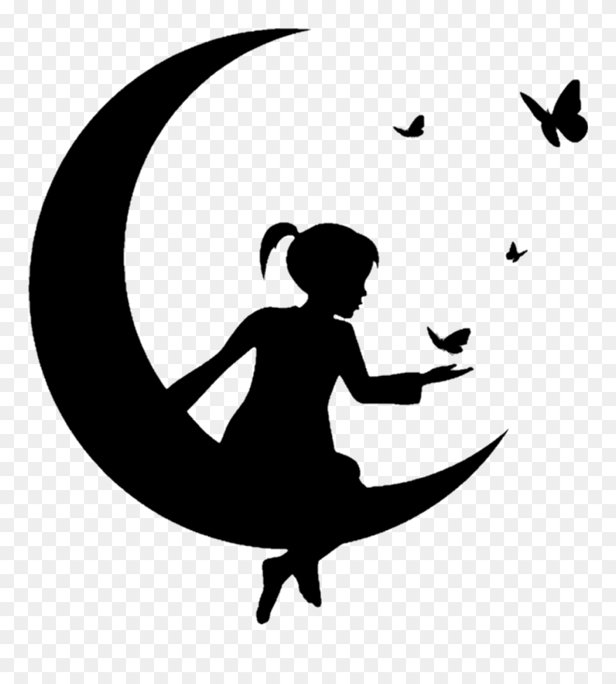 Clip Art Black And White Silhouette - Png Download
