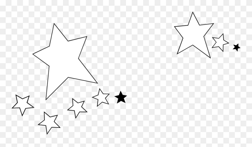 Star In Sky Clipart Picture Transparent Stars - Illustration - Png Download
