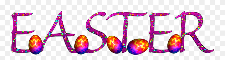 Easter Letters Png Clipart