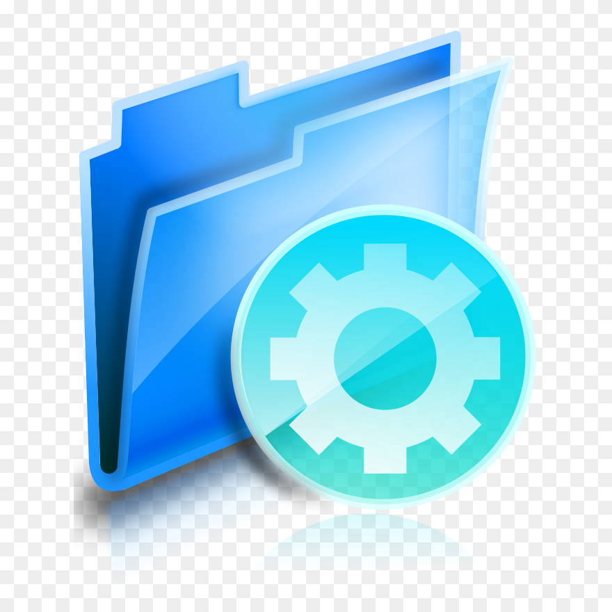 Files In Folder Bw Clip Art Download - Icon File Manager - Png Download