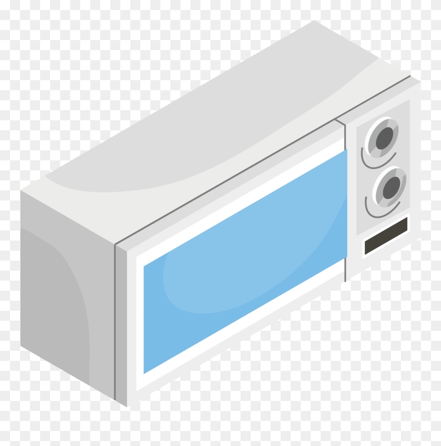 Microwave Vector Cartoon - Microwave Oven Clipart