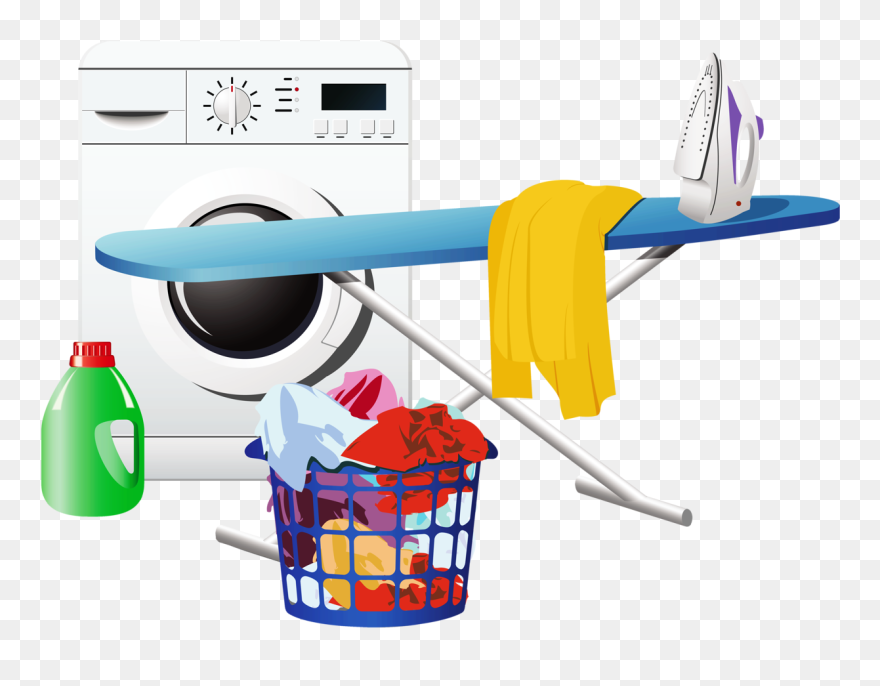 Cross Stitch Floss Clipart Free Clipart Transparent - Iron And Ironing Board Cartoon - Png Download