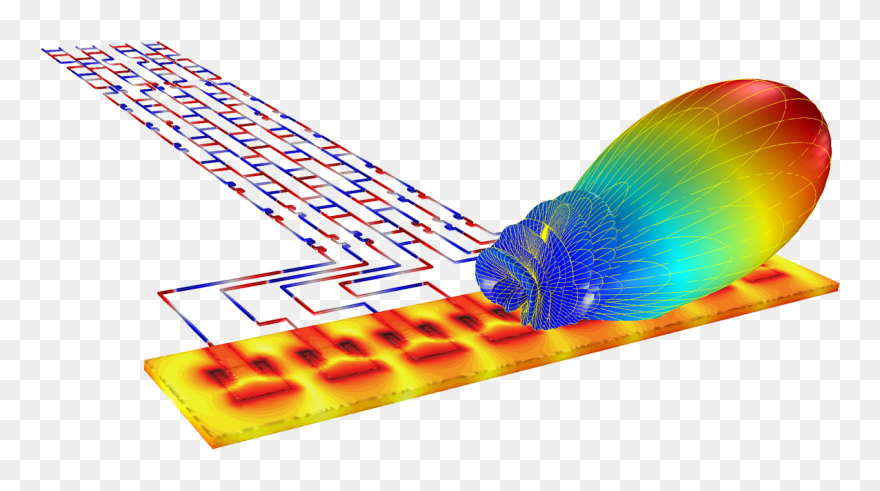 A Comsol Model For Studying A Transmission Line Butler - Comsol Electromagnetic Clipart
