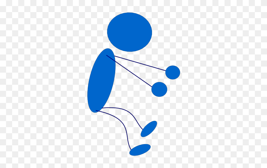 Sitting Down Stickman Transparent Background Clipart