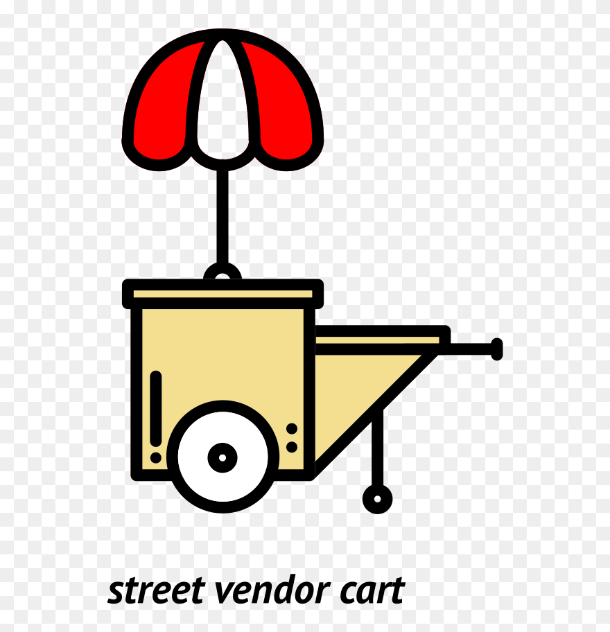 Street Food Retail Icon Clipart