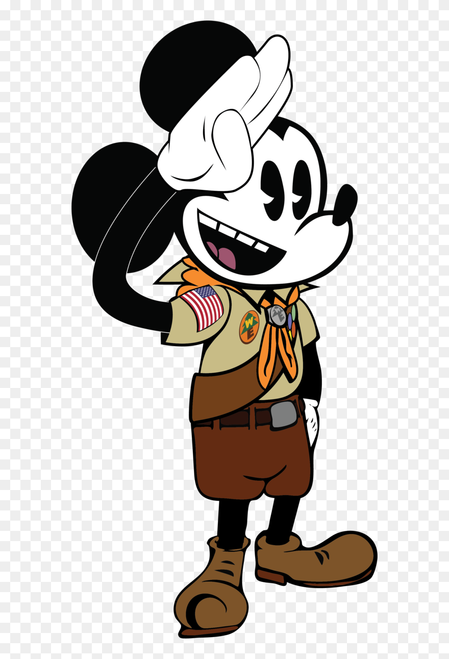 Explorer Drawing Wilderness - Wilderness Explorer Mickey Clipart - Png Download