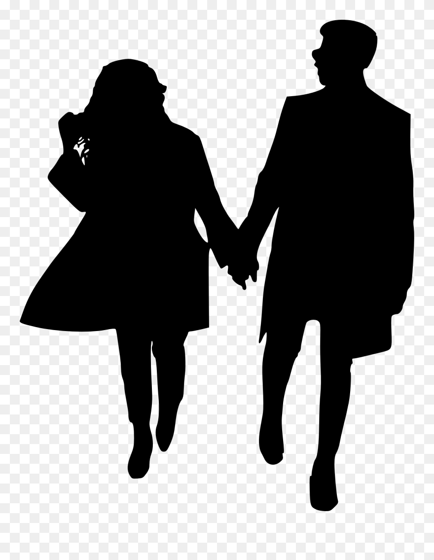 Silhouette Photography Clip Art - Transparent Couple Silhouette Png
