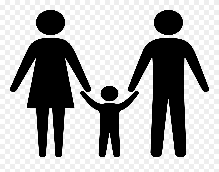 Family Holding Hands Clipart - Png Download