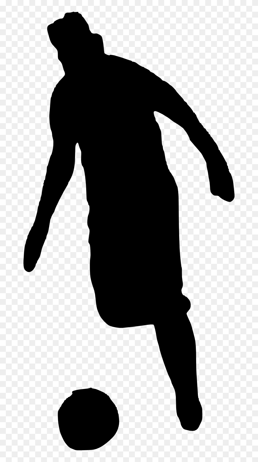 Silhouette Football Player Clip Art - Photography - Png Download