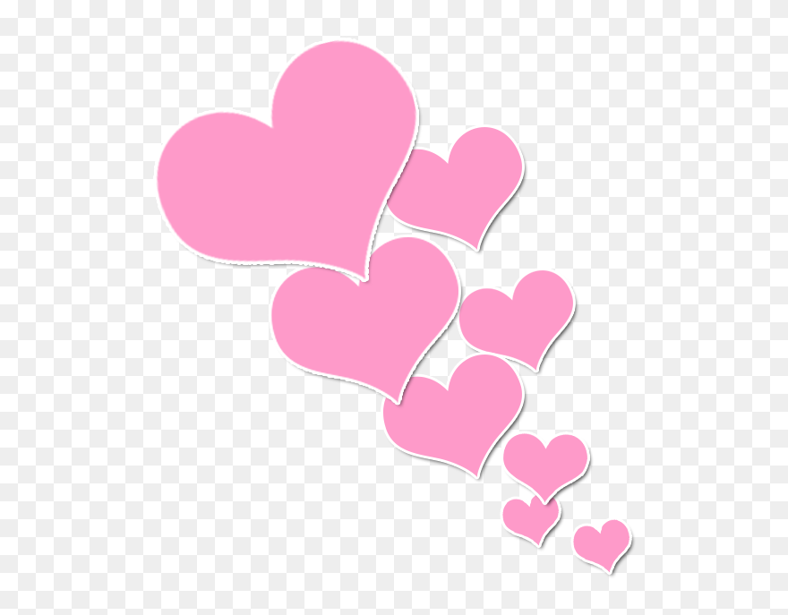Pink Color Heart Clip Art - Heart Pink Clipart Transparent Background - Png Download
