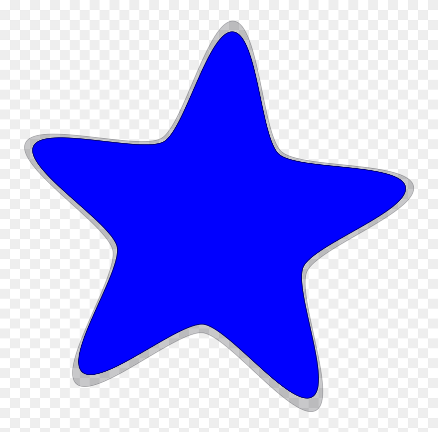 Purple Blue Stars Clipart - Png Download