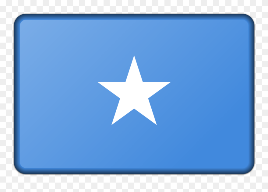 Blue,electric Blue,star - Somalia Flag Clipart