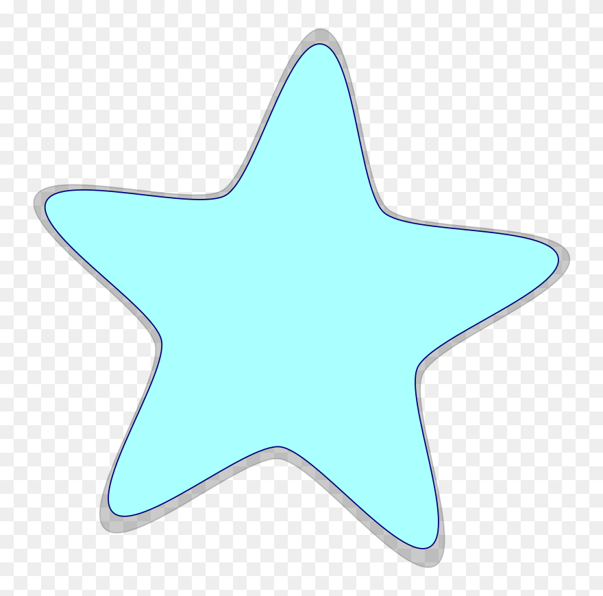 Blue Star Clip Art - Png Download