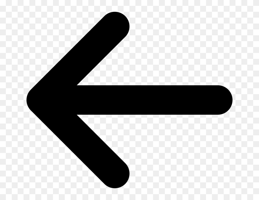 Transparent Background Left Arrow Transparent Clipart