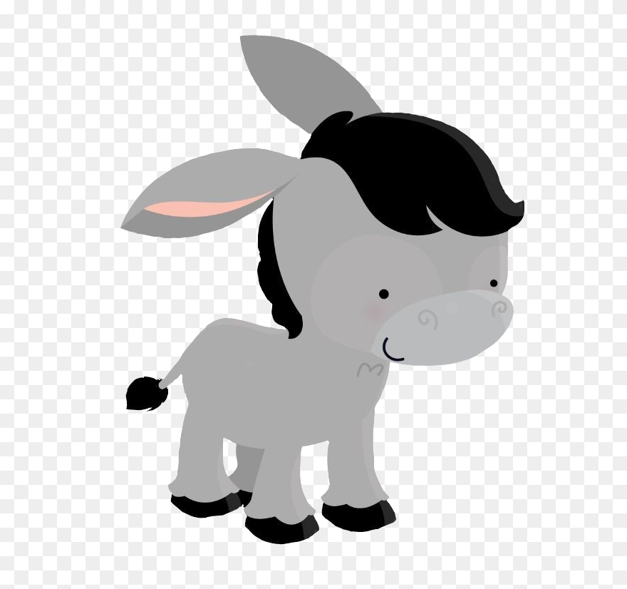 #burrito #kawaii #donkey - Animalitos De La Granja Burro Clipart