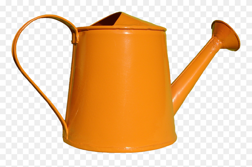 Orange Watering Can Clipart - Png Download