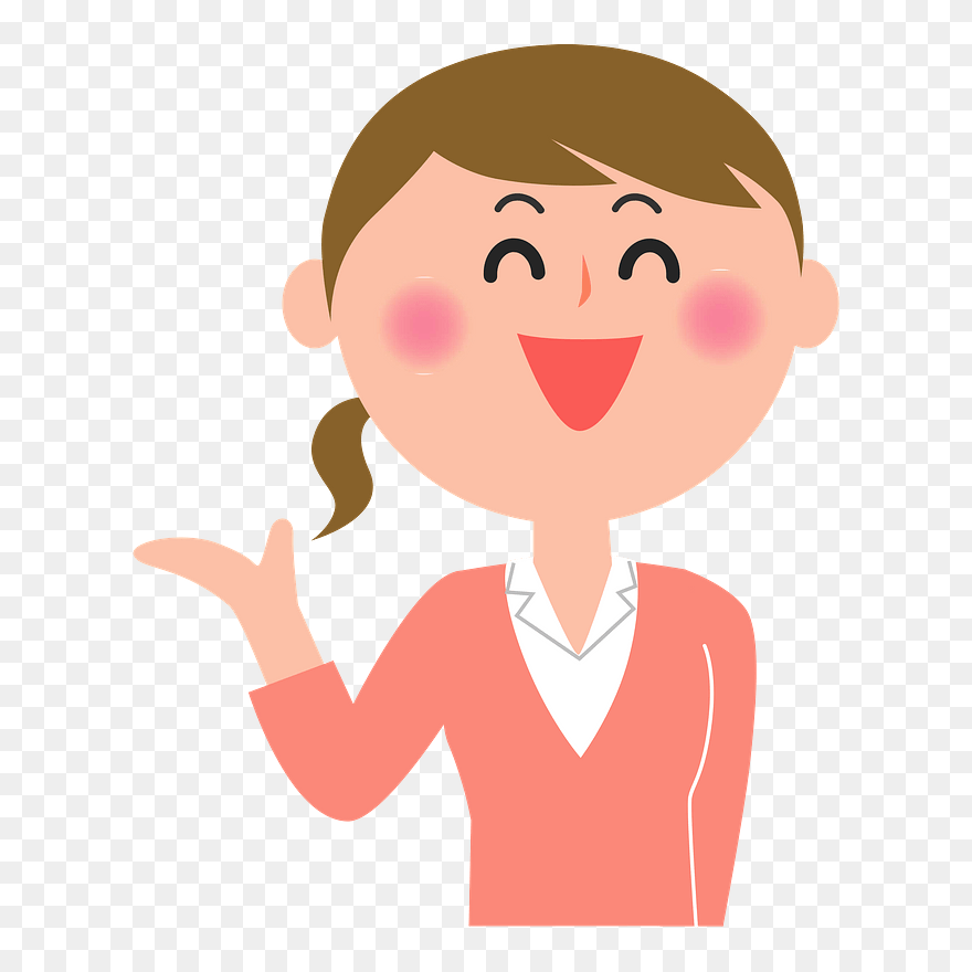 Business Woman Guide Clipart - Cartoon - Png Download
