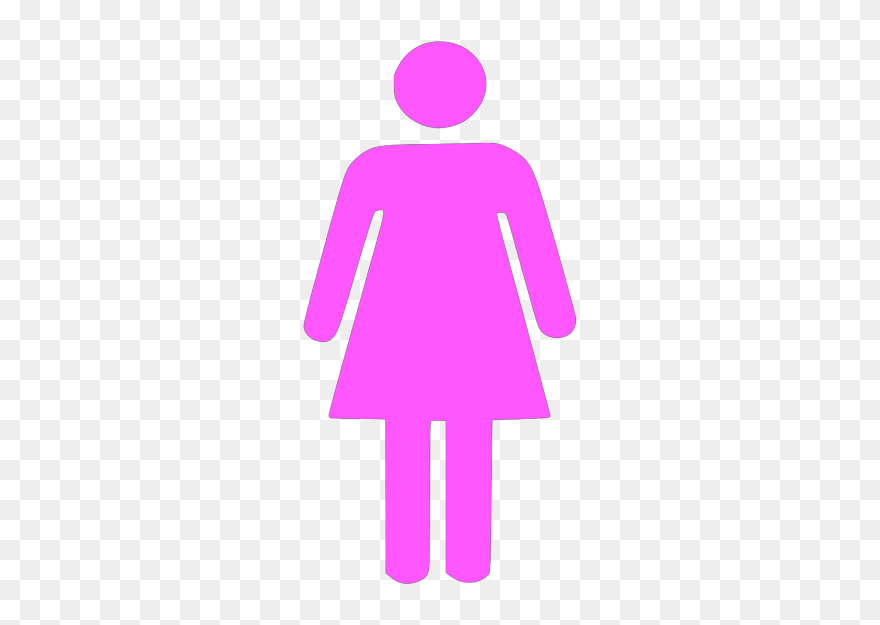 Female Symbol 3 Png Clip Art - Female Toilet Signs Png Transparent Png